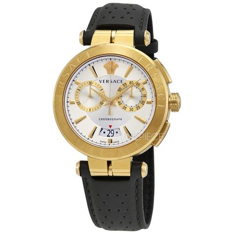 cronografo tazio acciaio inossidabile versace|Versace Aion Chronograph Mens Watch Bracciale d'oro in acciaio .